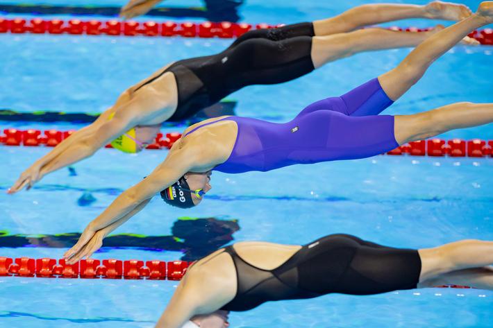 Isabel Gose beim Startsprung