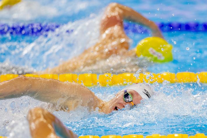 Sven Schwarz beim kraulen im WM-Vorlauf
