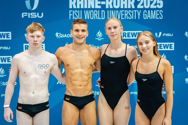 Das deutsche Team nach dem Teamwettbewerb